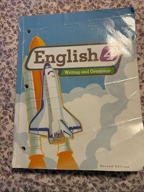 BJU press English 4 Writing and Grammar Workbook -